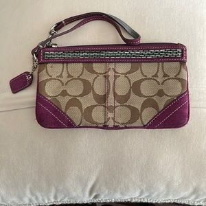 Coach wristlet